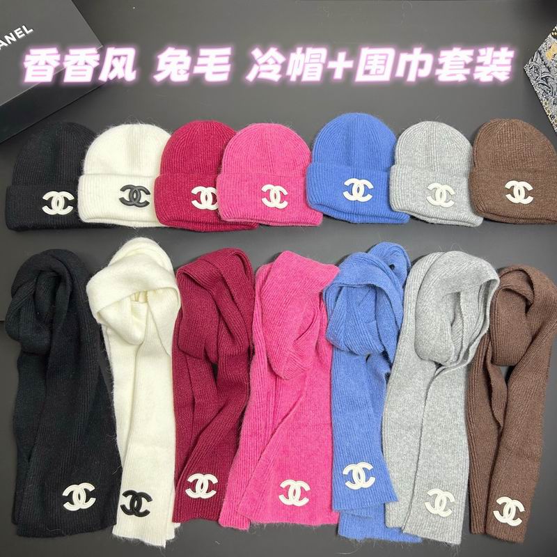 Chanel scarf earmuff dx23
